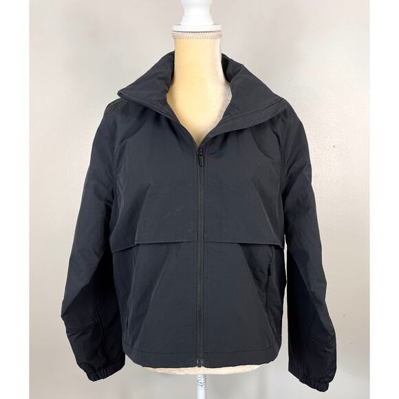 Quince Water Repellent Windproof Lightweight Hooded Jacket Black Medium - Picture 6 of 13